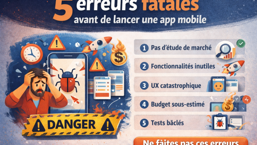 Les 5 erreurs à éviter avant de lancer votre application mobile — Mercarue