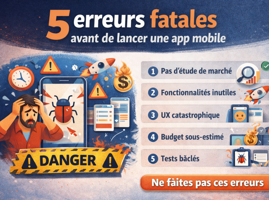 Les 5 erreurs à éviter avant de lancer votre application mobile — Mercarue